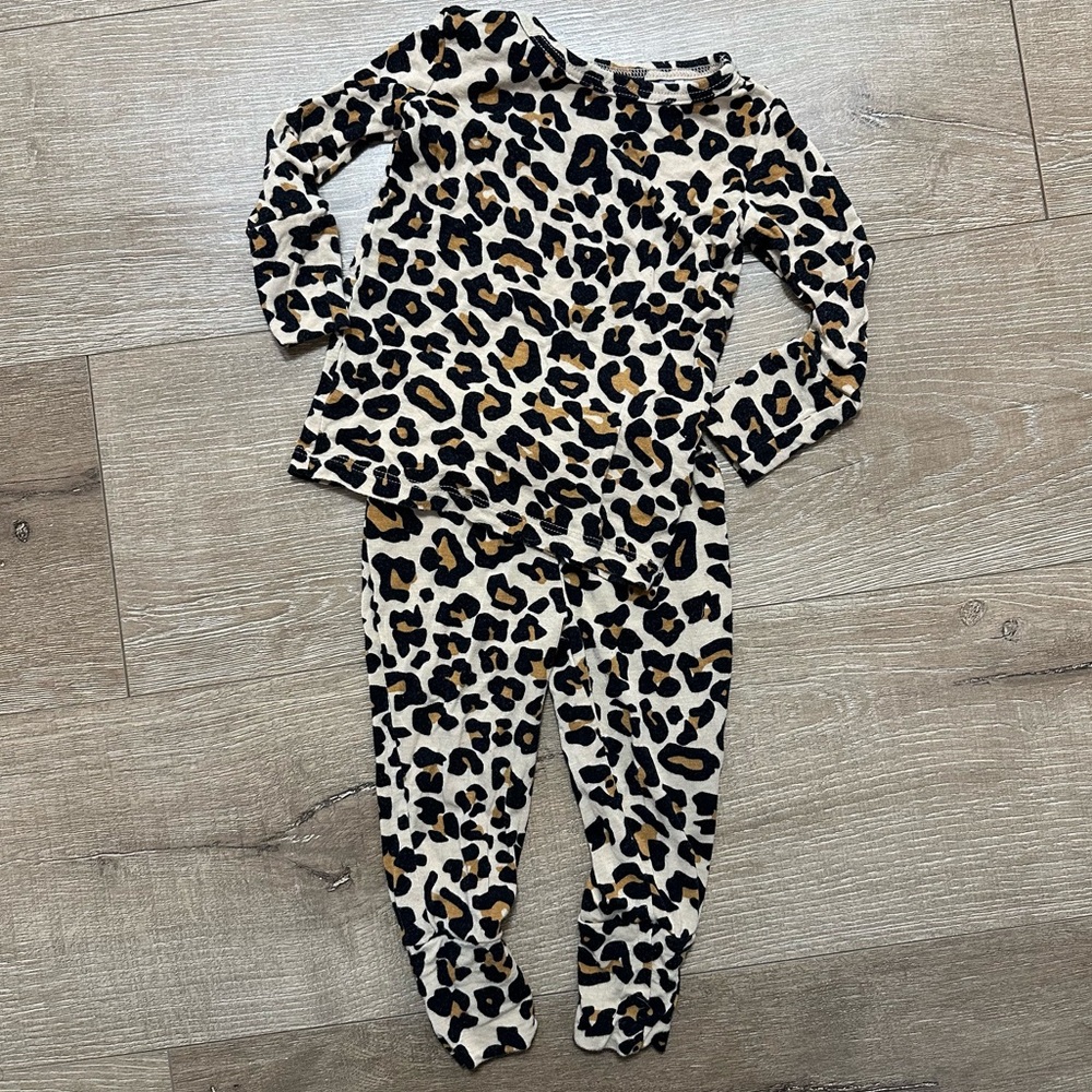 Posh Peanut Leopard Bamboo Pajama Set